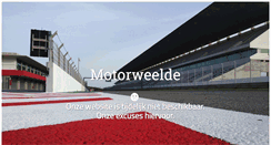 Desktop Screenshot of motorweelde.be